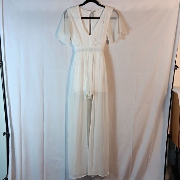 Feathers Maxi Romper - Picture 1 of 8